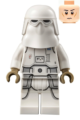 sw1177 - Snowtrooper Commander, Printed Legs, Dark Tan Hands