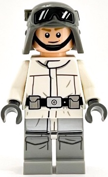sw1183 - Imperial AT-ST Driver, Hoth - Helmet with Molded Goggles, White Jacket