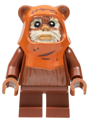 sw1218 - Wicket (Ewok), Hood with Wrinkles