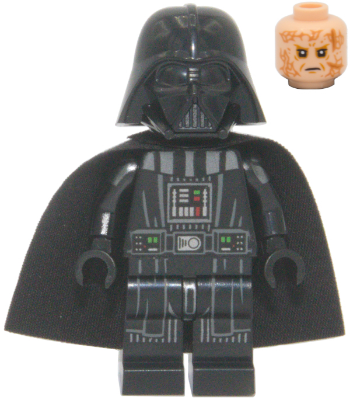 sw0834 - Darth Vader - Light Nougat Head, Plain Arms
