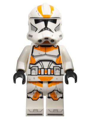 sw1235 - Clone Trooper, 212th Attack Battalion (Phase 2) - White Arms, Dirt Stains, Nougat Head, Helmet with Holes