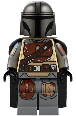 sw1242 - The Mandalorian / Din Djarin / 'Mando' - Brown Durasteel Armor, Printed Arms