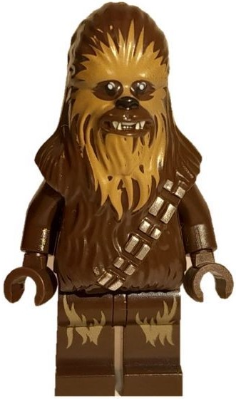 sw1253 - Chewbacca - Medium Nougat Face Fur, Dark Tan Leg Fur