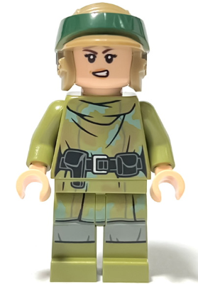 sw1264 - Princess Leia - Olive Green Endor Outfit, Helmet