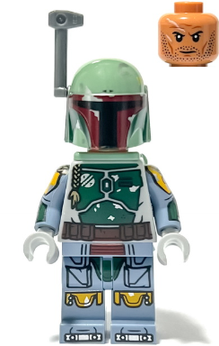 sw1274 - Boba Fett - Helmet, Jet Pack, Printed Arms and Legs, Rangefinder