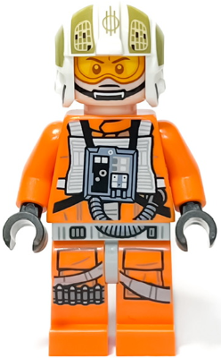 sw1279 - Rebel Pilot Y-wing (Jon 'Dutch' Vander, Gold Leader) - Printed Legs