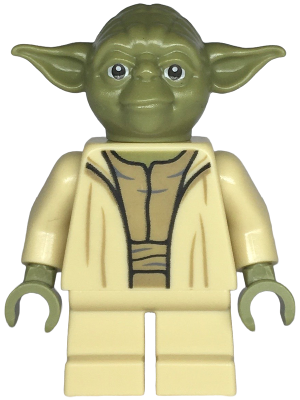 sw1288 - Yoda - Olive Green, Open Robe with Small Creases