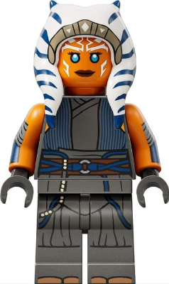 sw1300 - Ahsoka Tano (Adult) - Printed Arms, Pearl Dark Gray Legs