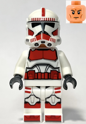 sw1305 - Clone Shock Trooper, Coruscant Guard (Phase 2) - Nougat Head
