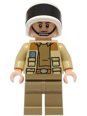 sw1328 - Captain Antilles - Dark Tan Shirt, Large Rank Badge