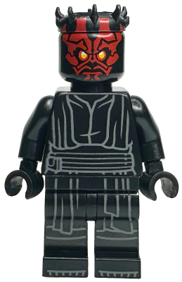 sw1333 - Darth Maul - Horns, Printed Legs, Closed Mouth