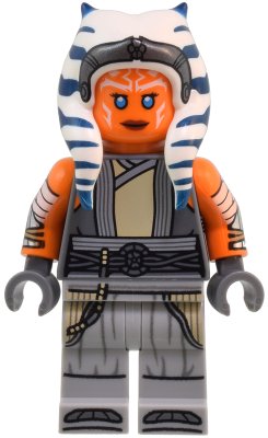 sw1354 - Ahsoka Tano (Adult) - Printed Arms, Light Bluish Gray Legs