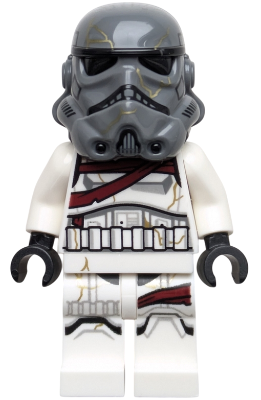 sw1417 - Night Trooper - Dark Bluish Gray Helmet