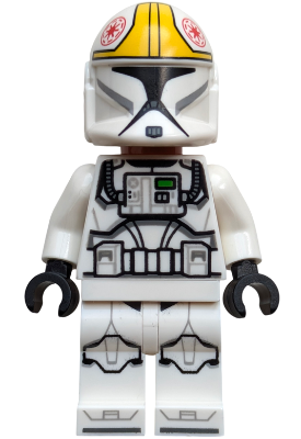 sw1425 - Clone Trooper Pilot (Phase 1) - Yellow Markings, Nougat Head