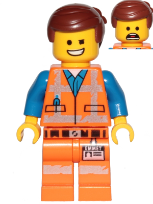 tlm120 - Emmet - Wink Smile / Scared, Worn Uniform