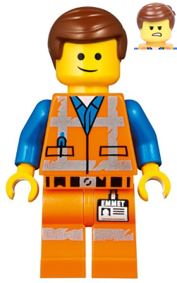 tlm142 - Emmet - Lopsided Smile / Angry, Worn Uniform