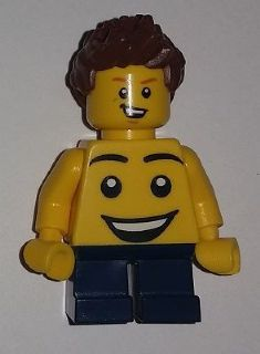 tls091 - LEGO Brand Store Boy, Large Smiley Face Torso, Short Legs (no back printing) - LEGO Store at KidsFest