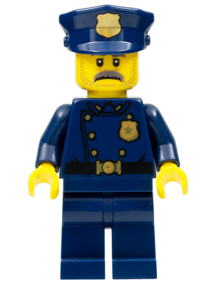 twn404 - Police Officer, Moustache (1940s Era)