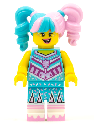 vid011 - Cotton Candy Cheerleader, Vidiyo Bandmates, Series 1 (Minifigure Only without Stand and Accessories)