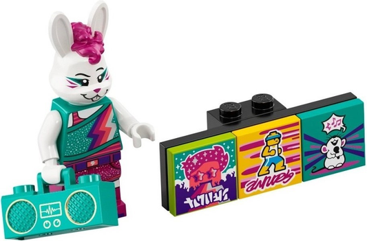 vid010 - Bunny Dancer, Vidiyo Bandmates, Series 1 (Minifigure Only without Stand and Accessories)