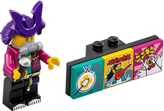 vid006 - Samurapper, Vidiyo Bandmates, Series 1 (Minifigure Only without Stand and Accessories)