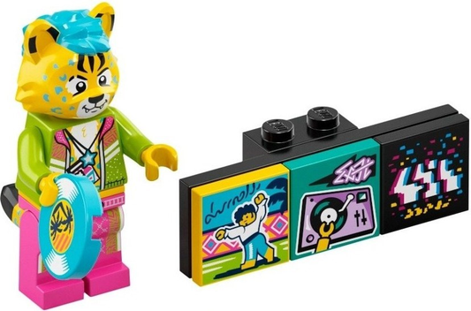 vid007 - DJ Cheetah, Vidiyo Bandmates, Series 1 (Minifigure Only without Stand and Accessories)