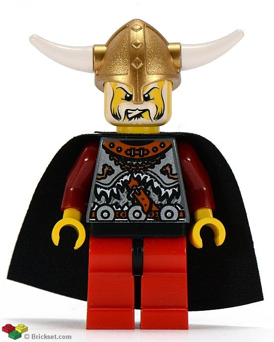 vik005 - Viking Warrior 5a, Viking King - Black Cape